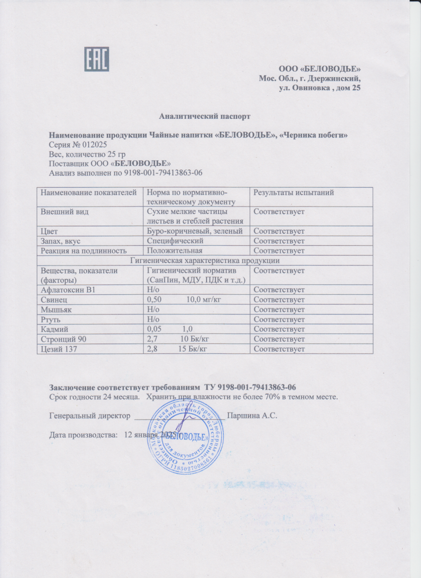 Паспорт №012025